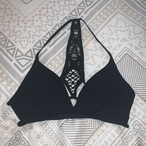 Free People Black Bralette